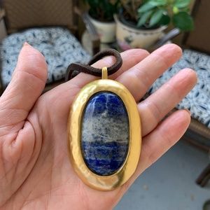 Dana Kellin SODALITE Pendant Large, Gorgeous Statement Piece!